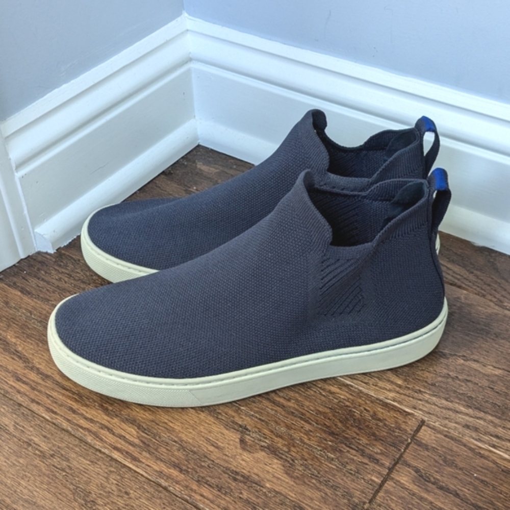 Rothy's Women's Navy Blue Chelsea Boot Slip On Sneaker Shoes Size 8 - Picture 3 of 10